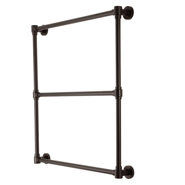 Kingston Brass 30" x 32" Wall Mount Towel Rack, Oil Rubbed Bronze DTM323035 - main